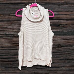 Tribal Jeans Cowl Knit Vest NWT
